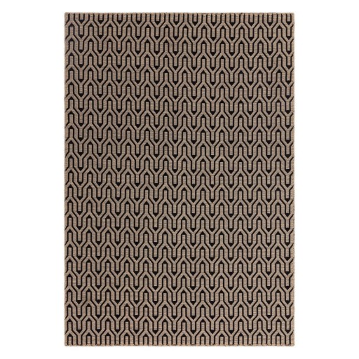 Covor negru/bej 120x170 cm Global – Asiatic Carpets