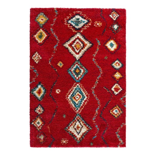 Covor Mint Rugs Geometric, 80 x 150 cm, roșu