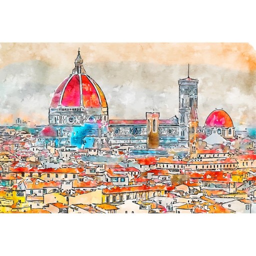 Tablou 90x60 cm Florence – Fedkolor