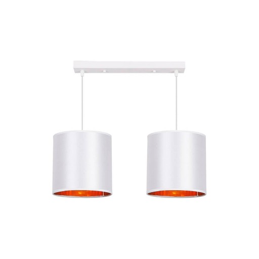 Lustră albă 20x54 cm Atlanta – Candellux Lighting