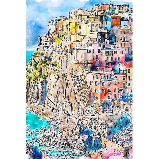 Tablou 40x60 cm Manarola – Fedkolor