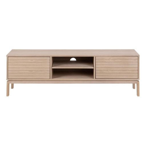 Comodă TV cu aspect de lemn de stejar 160x50 cm Linley – Actona