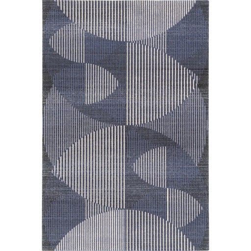 Covor albastru închis din lână 200x300 cm Shades – Agnella