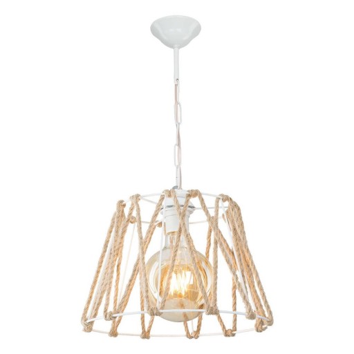 Plafonieră albă/în culoare naturală 55x30 cm – Squid Lighting