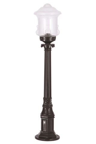 Lampadar de exterior, Avonni, 685AVN1271, Plastic ABS, Negru