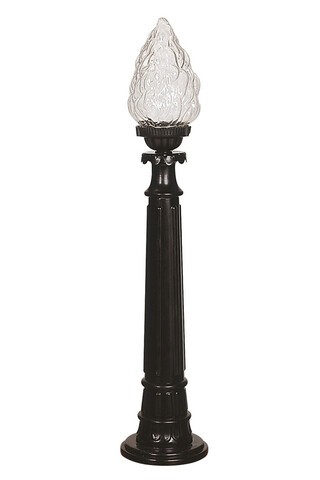 Lampadar de exterior, Avonni, 685AVN1278, Plastic ABS, Negru