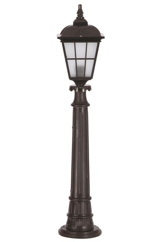 Lampadar de exterior, Avonni, 685AVN1218, Plastic ABS, Negru
