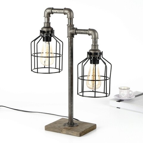 Lampa de masa, Evila Originals, 791EVL1587, Fier, Negru