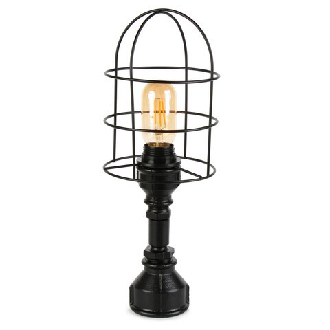 Lampa de masa, Insignio, 780SGN2514, Fier, Negru