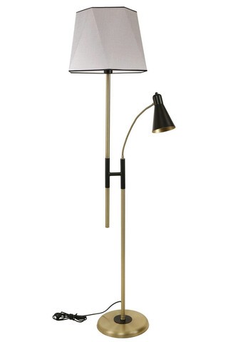 Lampadar, Luin, 534LUN4280, Metal, Gri deschis