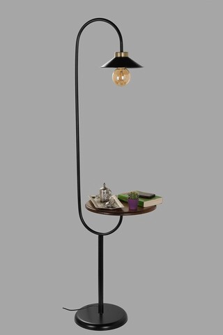 Lampadar, Luin, 534LUN3552, Metal, Negru