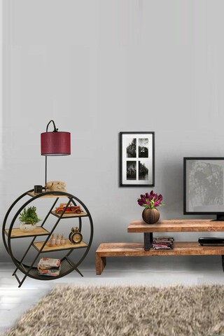 Lampadar, Luin, 534LUN4162, Metal, Rosu claret