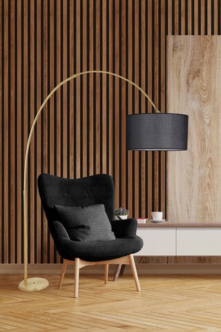 Lampadar, Luin, 534LUN4261, Metal, Negru