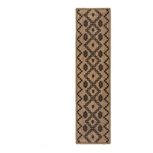 Covor tip traversă în culoare naturală din iută 60x230 cm Rowen – Flair Rugs