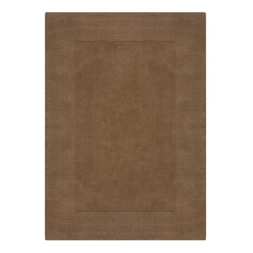 Covor maro din lână 120x170 cm – Flair Rugs