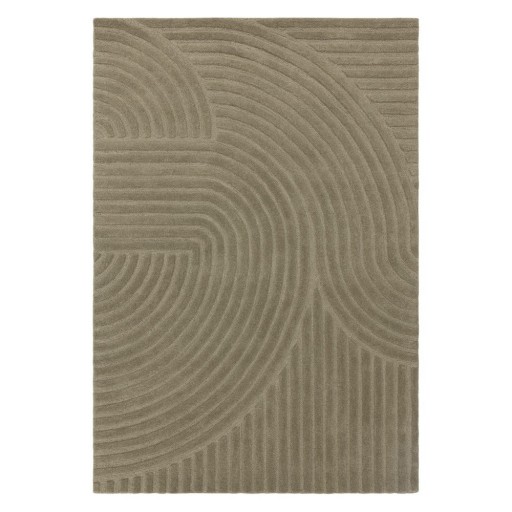 Covor kaki din lână 120x170 cm Hague – Asiatic Carpets