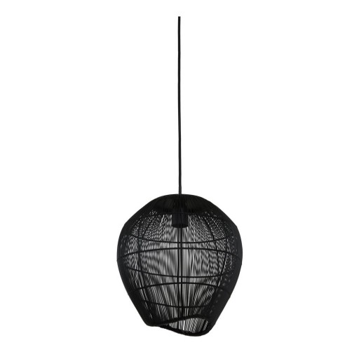 Lustră neagră ø 28 cm Yumi – Light & Living