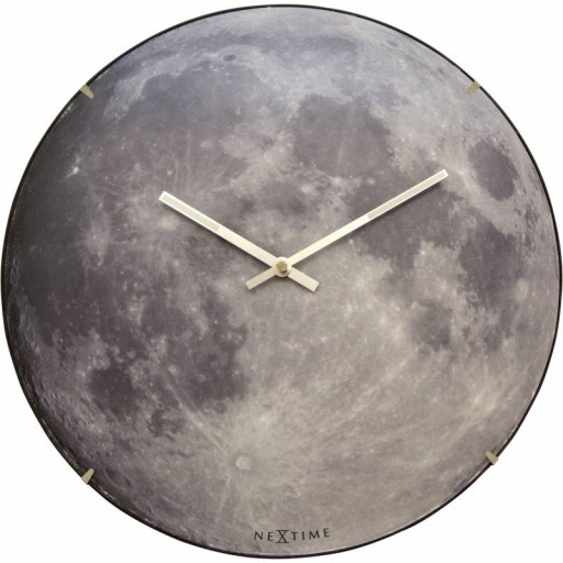 Ceas de perete NeXtime Blue Moon Dome 35cm