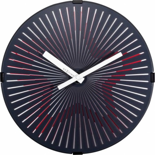 Ceas de perete NeXtime Motion Star 30cm Red