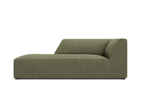 Sezlong living stanga 1 loc, Ruby, Micadoni Home, BL, 180x93x69 cm, velur, verde