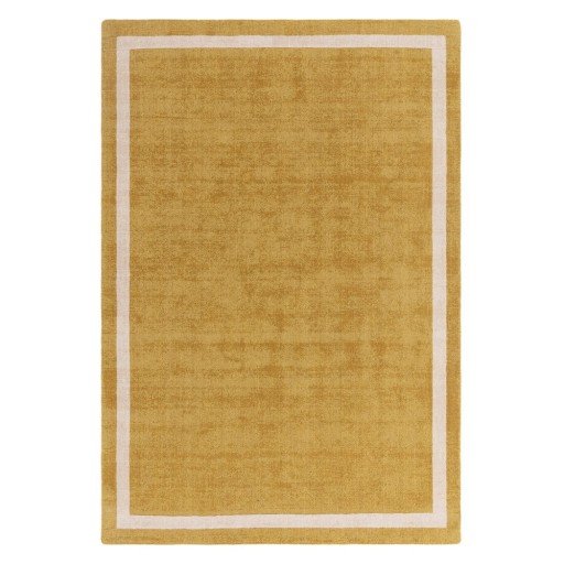 Covor galben ocru handmade din lână 200x300 cm Albi – Asiatic Carpets