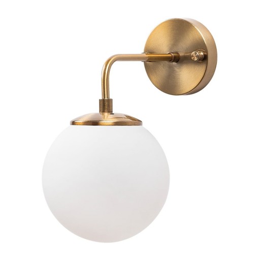 Aplică de perete albă/în culoarea bronz ø 15 cm Viran – Opviq lights