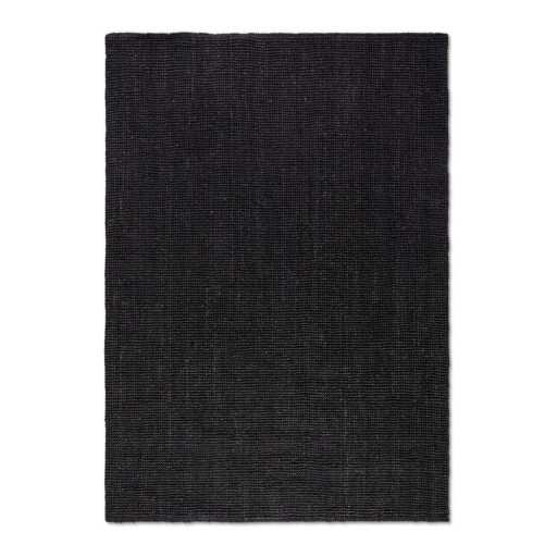 Covor negru din iută 160x230 cm Bouclé – Hanse Home