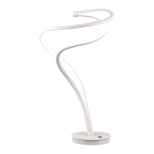 Veioză albă LED cu abajur din metal (înălțime 56 cm) Nala – Trio Select