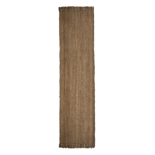 Covor tip traversă în culoare naturală handmade din iută 60x300 cm Jute Boucle – Flair Rugs