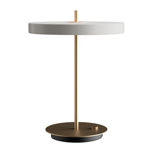 Veioză gri deschis LED cu intensitate reglabilă cu abajur din metal (înălțime 41,5 cm) Asteria Table – UMAGE