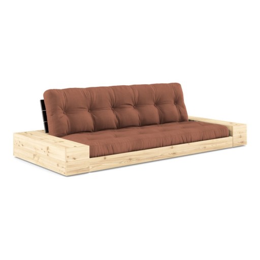 Canapea cărămizie extensibilă 244 cm Base – Karup Design