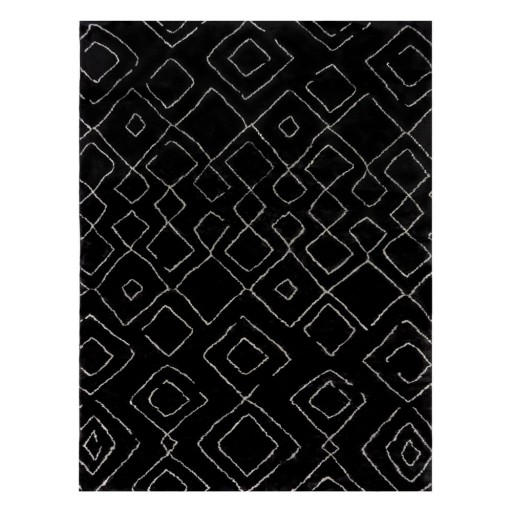 Covor negru lavabil 160x230 cm Imran – Flair Rugs