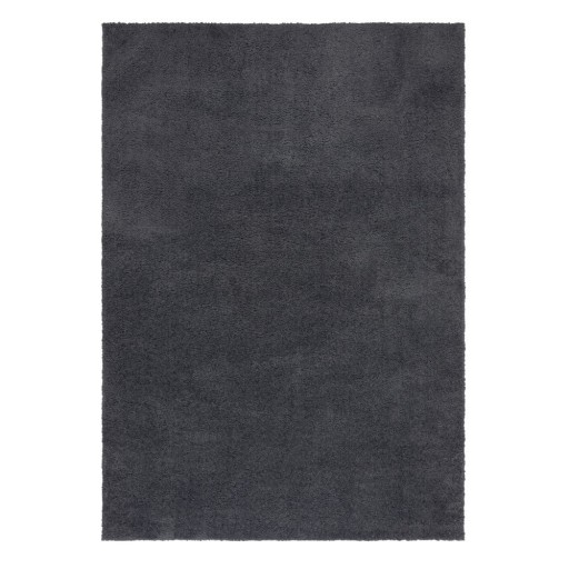 Covor gri închis lavabil din fibre reciclate 200x290 cm Fluffy – Flair Rugs