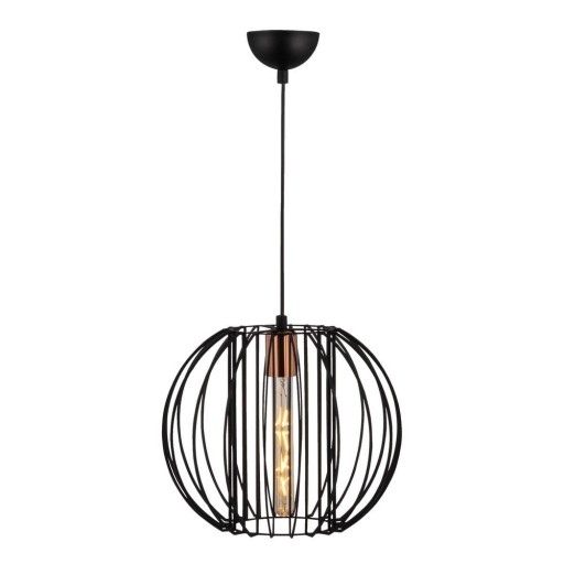 Lustră neagră/în culoarea bronz cu abajur din metal ø 33 cm Fellini – Opviq lights