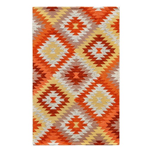 Covor tip traversă portocaliu lavabil 55x115 cm Avana Arancio – Floorita