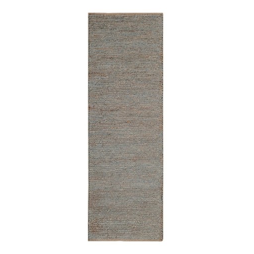 Covor tip traversă gri deschis handmade din iută 66x200 cm Soumak – Asiatic Carpets