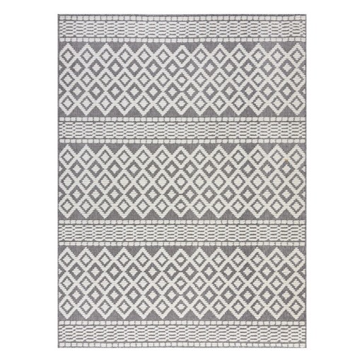 Covor gri lavabil din janilie 160x240 cm Jhansi – Flair Rugs