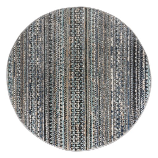 Covor albastru rotund 140x140 cm Camino – Flair Rugs