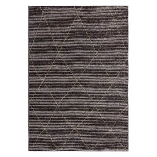 Covor gri închis din amestec de iută 120x170 cm Mulberrry – Asiatic Carpets