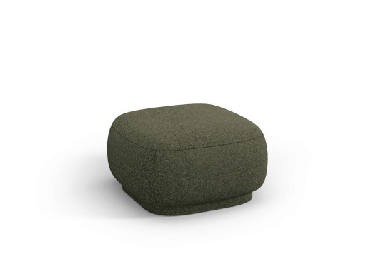 Taburet, Camden, Cosmopolitan Design, 65x65x39 cm, tesatura chenille, verde