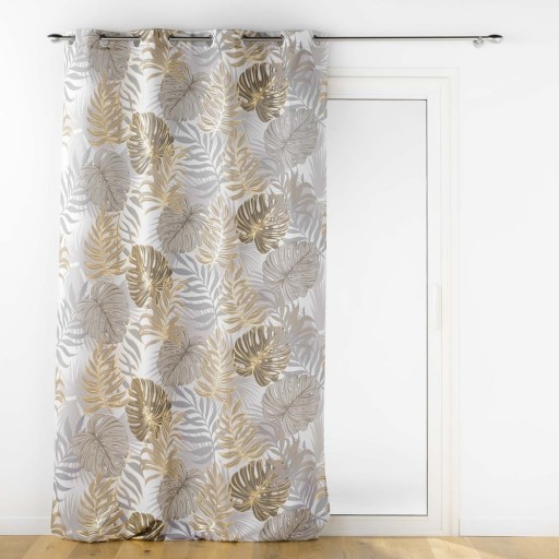 Draperie bej/aurie 140x280 cm Mogador – douceur d'intérieur