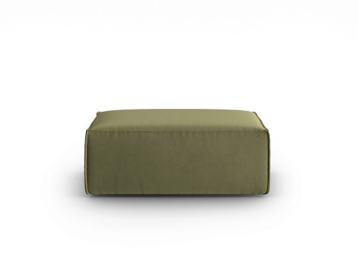 Taburet, Mackay, Cosmopolitan Design, 100x69x40 cm, catifea, verde deschis