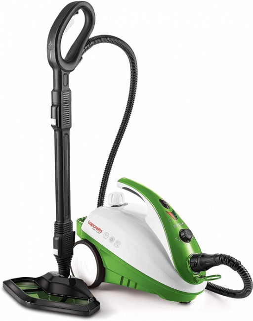 Aparat de Curatat cu Abur Polti Vaporetto Smart 35 Mop,1800W, Emisie Abur 95 g min, Presiune Abur 3.5 BAR, Alb Verde