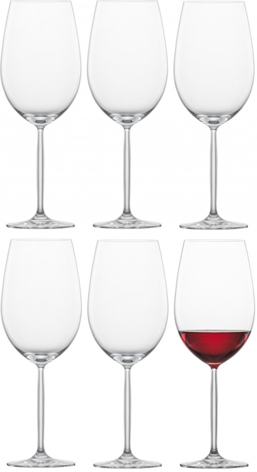 Set 6 pahare vin rosu Schott Zwiesel Diva Bordeaux cristal Tritan 800ml