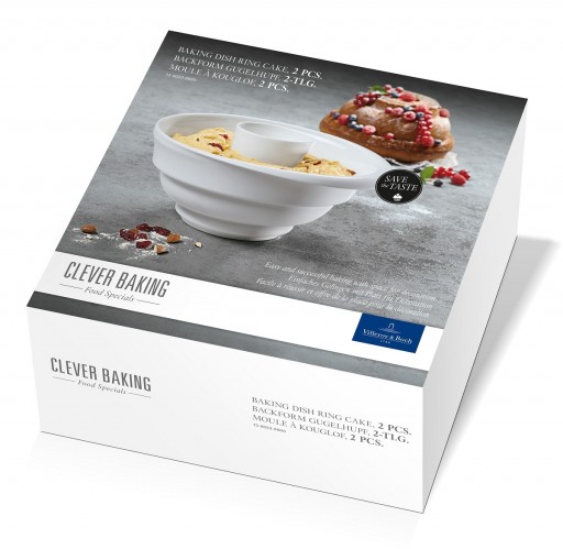 Set 2 forme ceramice pentru guguluf Villeroy & Boch Clever Baking 25cm