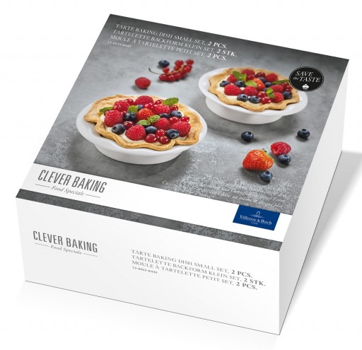 Set 2 forme ceramice pentru tarte Villeroy & Boch Clever Baking 13cm