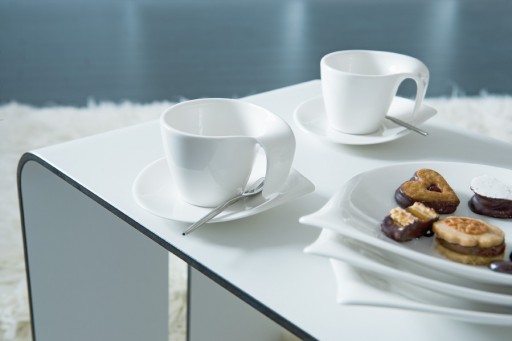 Ceasca si farfuriuta cappuccino Villeroy & Boch Flow 0.38 litri