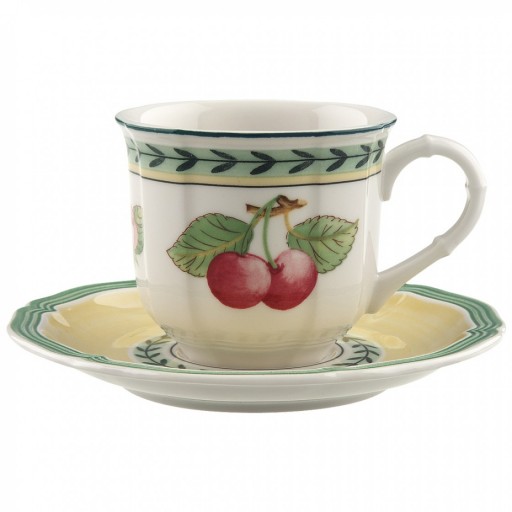 Ceasca si farfuriuta espresso Villeroy & Boch French Garden Fleurence 0.10 litri