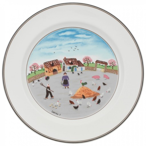 Farfurie plata Villeroy & Boch Design Naif Poultry Farm 27 cm