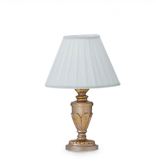 Veioza Ideal Lux Firenze TL1 Small 1x40W 24x35cm auriu antichizat